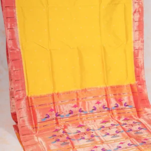 Rajputana - Single Muniya Border Yellow