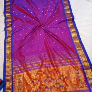 Rajputana – Handmade Typical Pure Silk Paithani