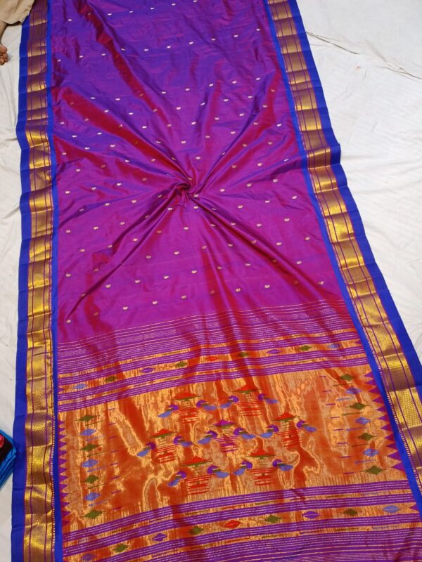Rajputana – Handmade Typical Pure Silk Paithani