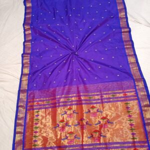 Rajputana - Handmade Typical Pure Silk Paithani