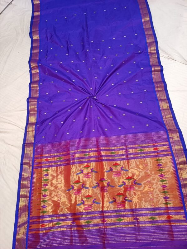 Rajputana - Handmade Typical Pure Silk Paithani