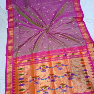 Rajputana – Handmade Typical Pure Silk Paithani